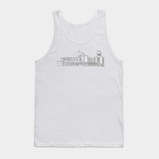 Istiqlal Great Mosque Sketch Tank Top